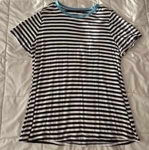 Lane Bryant Luxe Striped Tee, Size 14/16